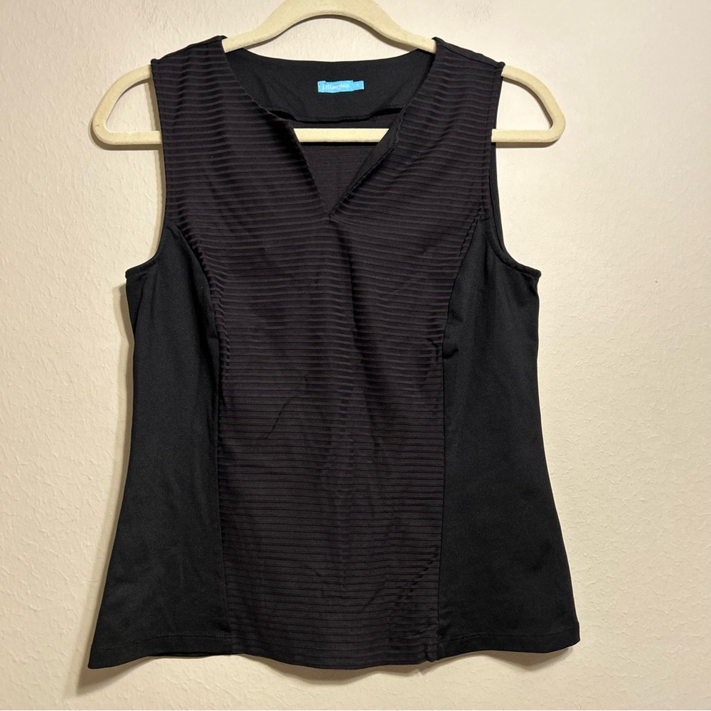 J. McLaughlin Catalina cloth tank black‎ size S